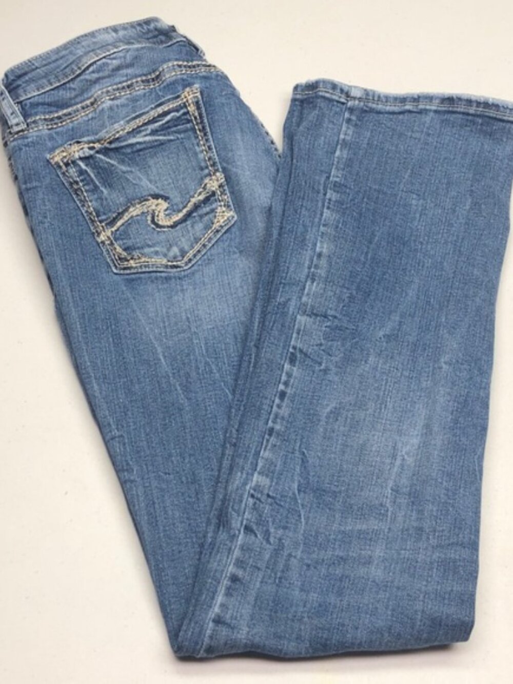 SILVER SUKI SLIM BOOT JEANS 28x33 ⭐️ - Picture 2 of 13